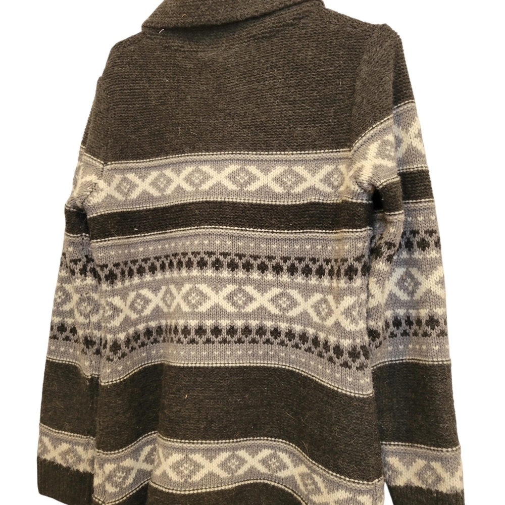 Sansara Womans Heavy Knit Button Front Sweater With Pockets Med - Picture 5 of 10
